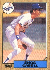 1987 Topps Baseball Cards      509     Enos Cabell